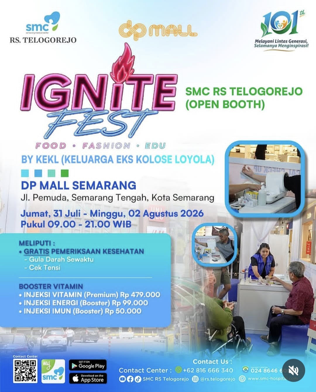 Ignite Fest di DP Mall (Keluarga Eks Kolase Loyola)