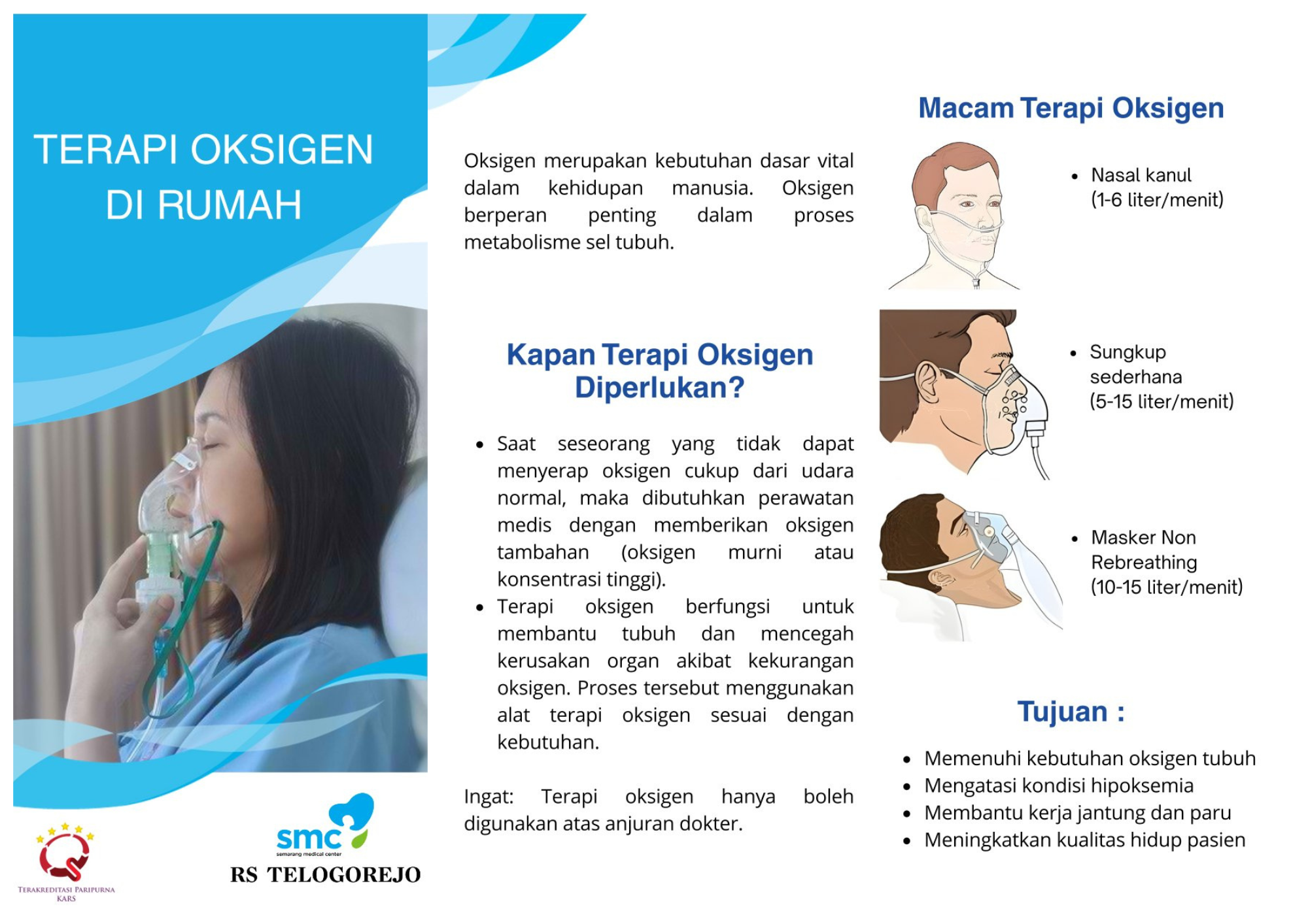 Penggunaan Oksigen di rumah